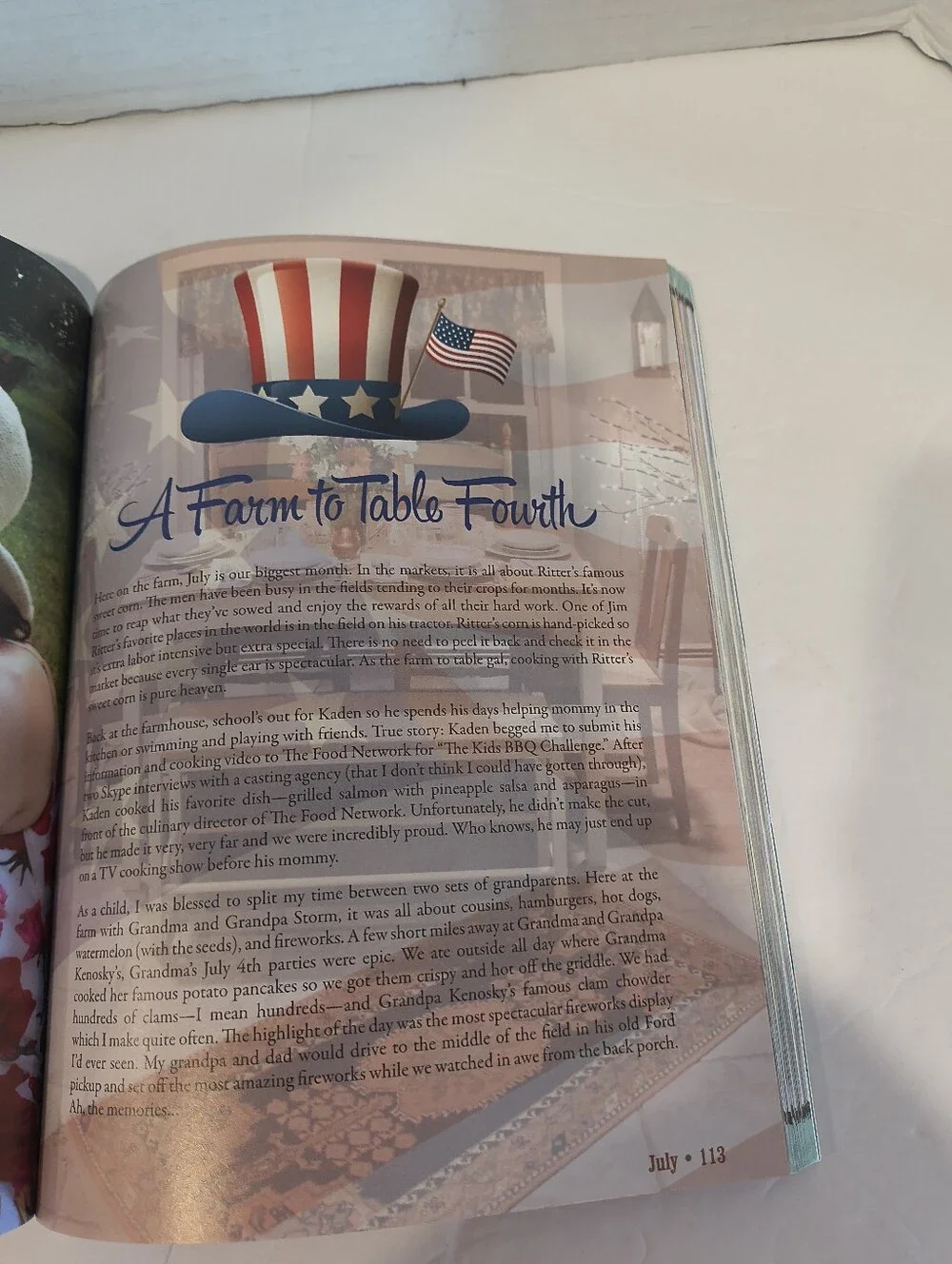 Farm to Table Fabulous Recipe Cookbook by Kimberly Storm Ritter 2018 Entertain